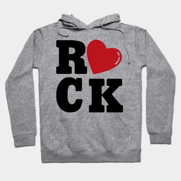 Rock Love Hoodie by CheesyB